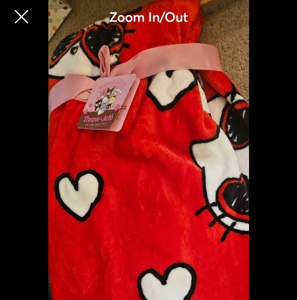 Hello kitty blanket 60x70